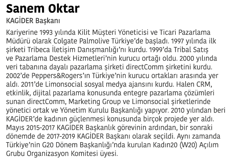 Sanem Oktar KAG DER Ba kan  Kariyerine 1993 y l nda Kilit M  teri Y neticisi ve Ticari Pazarlama M d r  olarak Colgat   
