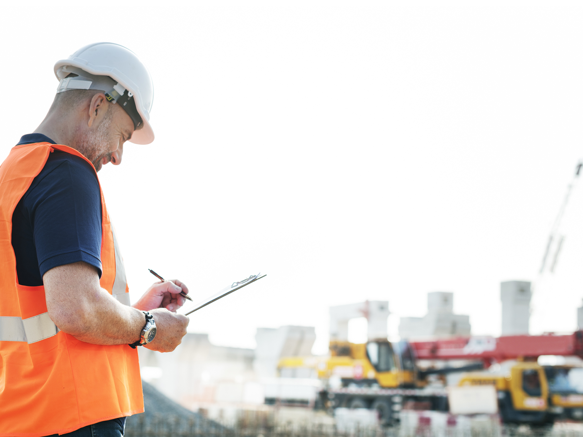 Architecture Construction Safety First Career Concept