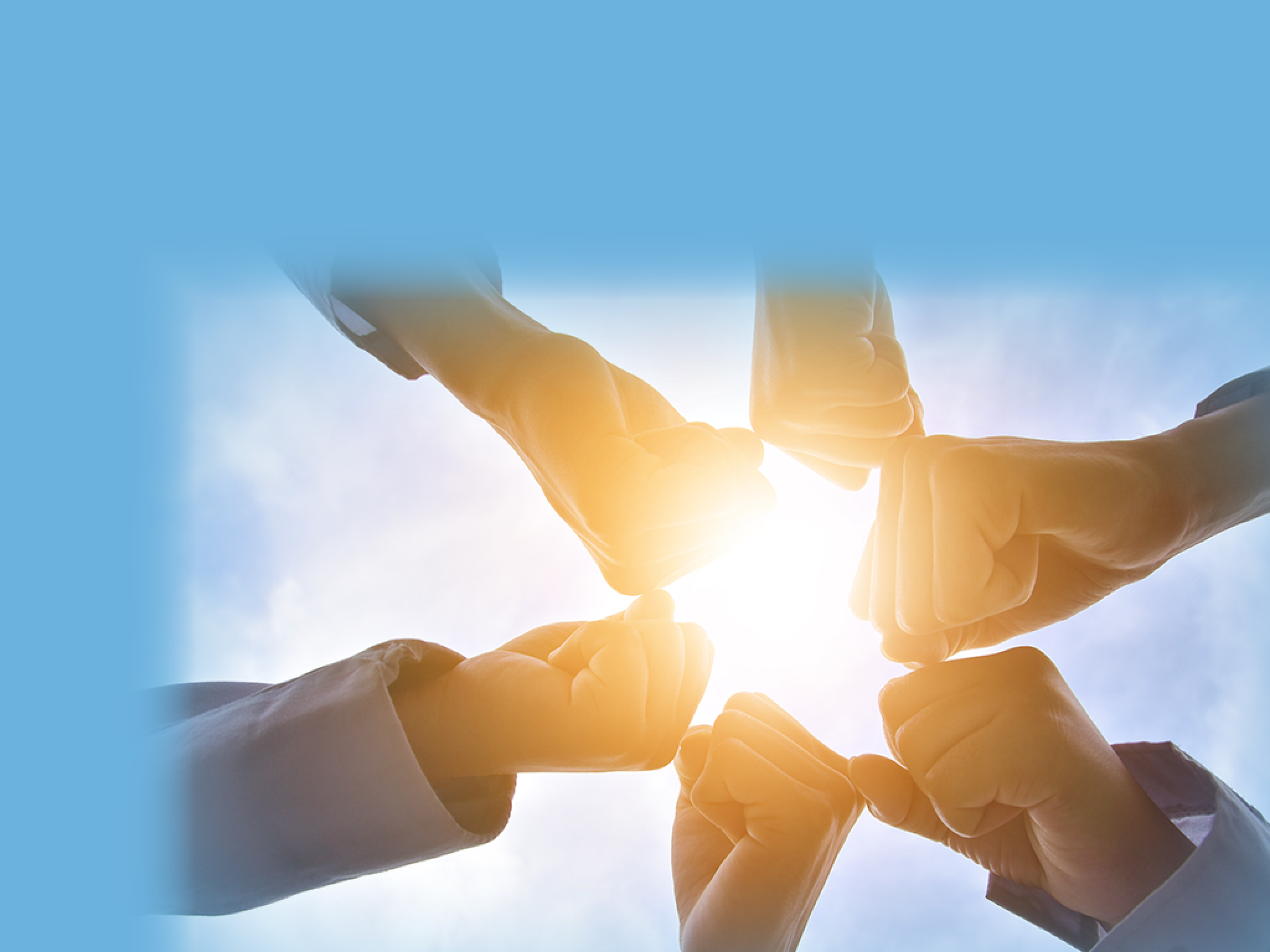 People hand group community success business concept