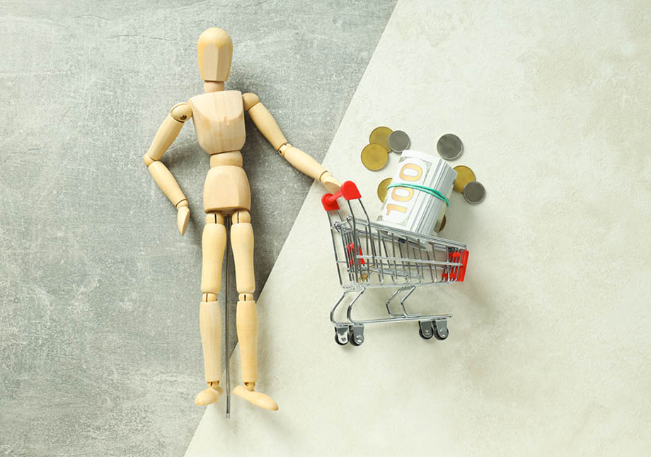 Concept of financial, economic problems and inflation