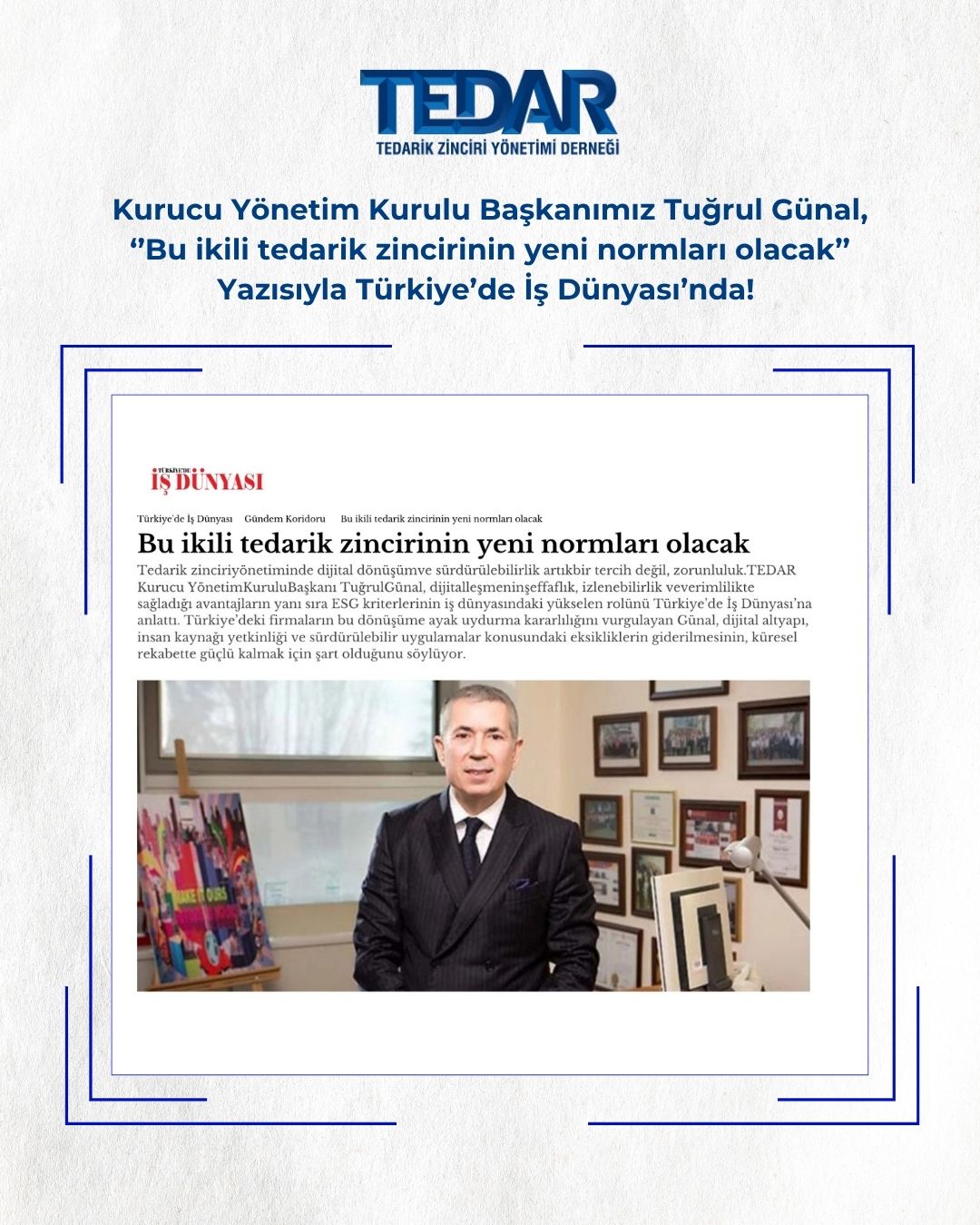 Türkiye'de İş Dünyası Dergisi-Ağustos 2025