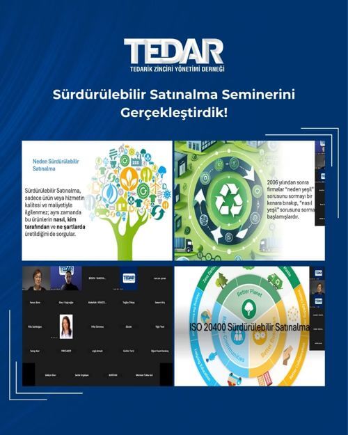 TEDAR Sürdürülebilir Satınalma Semineri