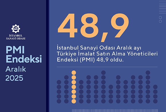 İSO Türkiye İmalat ve Sektörel PMI Aralık 2025  Raporu