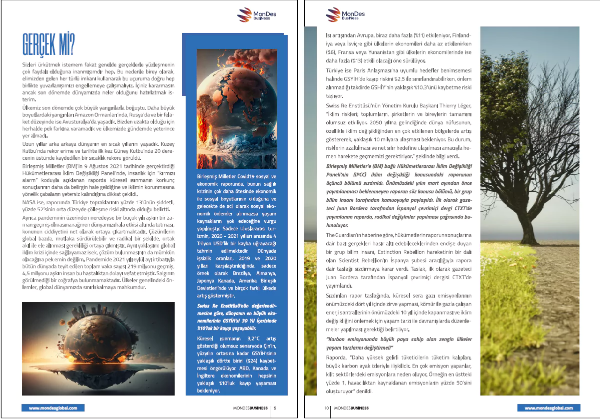 MonDes BusiNess Dergisi Ekim 2021 